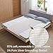 Earthing Half Sheet, Earthing Grounding Sheet/Earthing Pillow Case for Grounding, EMF Radiation Protection，Conductive Grounding Mat for Better Sleep (Earthing Sheet 35X90 inch)