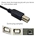 USB 2.0 High Speed Printer / Scanner Cable - for HP ENVY 4500 4520 5540 5640 5660 7640 100 110 120 4510 5530 e-All-in-One Photo Printer series 10 Foot Long