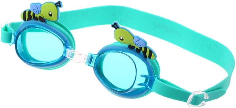 Amazon 水泳ゴーグル メンズ スイミング ゴーグル 子供 キャラクター 快適性 防水性 防曇 Uvカット キャナルブルー Cuticate スイミングゴーグル