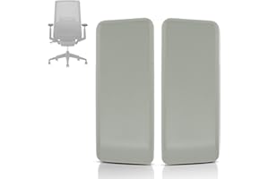 SINOLUXE Arm Pads Caps Replacement for Haworth Very Office Chair,Office Chair Arm Rest Replacement（Gray）
