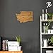Totally Bamboo Washington State Shaped Bamboo Serving and Cutting Board