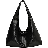 JOLILUNA Burgundy Purse Large Tote Bags for Women Slouchy Hobo Bag Leather Hobo Bags for Women