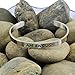 Inspirational Cuff Bracelet Silver Bangle Engraved 316 Stainless Steel Positive Quotes (I AM ENOUGH)
