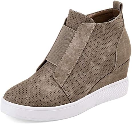 wedge sneaker booties