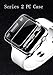 Sfmn 01 Ultra-Thin PC Full Coverage All-Around Crystal Clear Hard Cover PC Case for iWatch 2-2 Piece