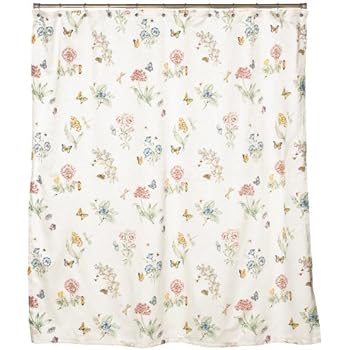 Amazon Com Lenox Butterfly Meadow Shower Curtain Home Kitchen