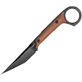 KIASLORE KS527 Fixed Blade Knife, D2 Blade G10 Handle for Men Women, with Kydex Sheath, Utility Knife for EDC Survival Hiking Camping Outdoor Everyday (Brown)