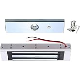FUGEST 350Lbs(180KG) Holding Force Electromagnet Magnetic Electric Lock 12V Singe Door