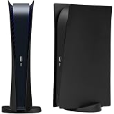 Digital Edition Face Plates Cover Skins Shell Panels for PS5 Console, Accessories for PlayStation 5 Protective Shell Replacement Faceplate (Black)