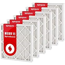 Filterbuy 24x28x2 Air Filter MERV 11 Allergen Defense (3-Pack