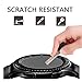 KIMILAR Compatible with Garmin Vivoactive 3 Screen Protector, Waterproof Full Coverage Tempered Glass Screen Protector for Vivoactive 3 [9H Hardness] [Crystal Clear] [No-Bubble],3-Packs