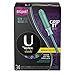 U by Kotex Sleek Tampons, Regular, 34 Count