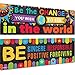 Sproutbrite Classroom Banner Decorations - Motivational & Inspirational Growth Mindset for Teachers and Students