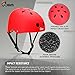 JBM Skateboard Helmet - Lightweight, Adjustable & Ventilated Helmet for Scooter, Roller Skate, Inline Skate