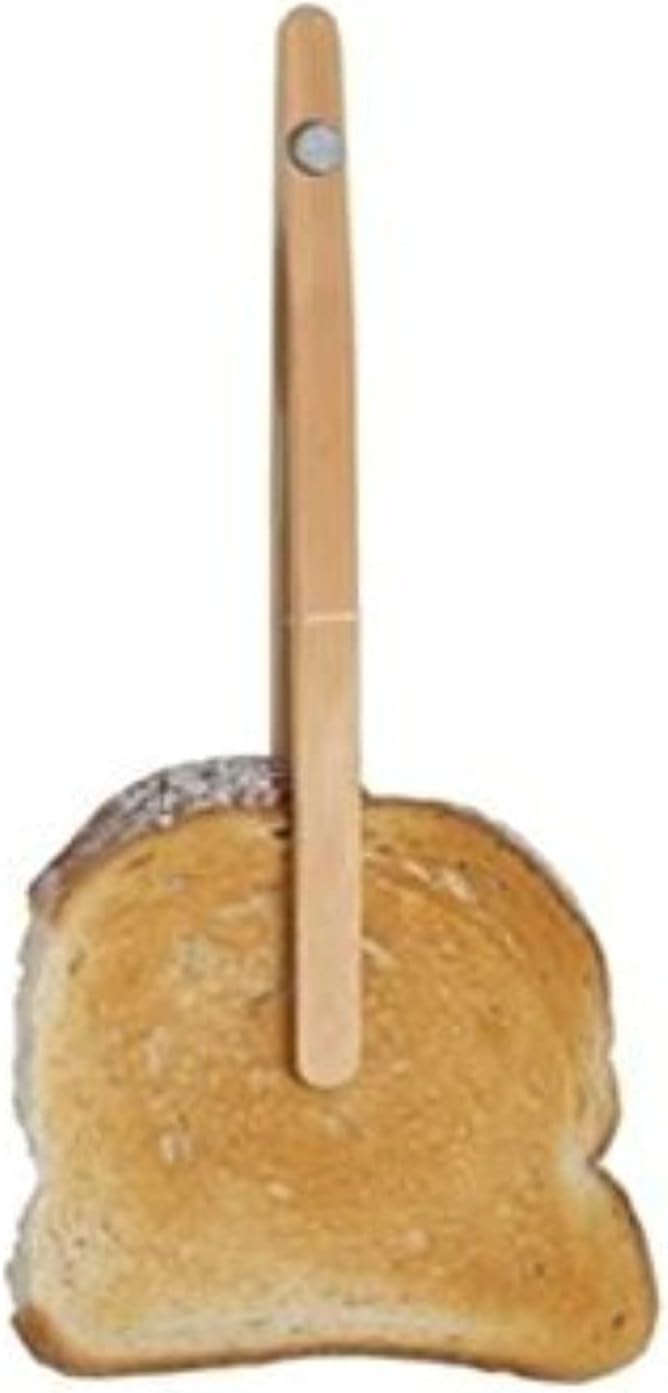 Lakeland Magnetic Wooden Toast Tongs 21cm Toaster Safe Retrieval