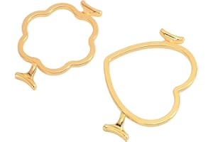 Generic Wax Seal Stamp Rings, Golden Metal Wax Seal Multipurpose 2pcs Exquisite for Envelopes Cards for Wedding Invitations