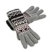 Cozy Design Women's Knitted Gloves with Roll Up Cuffs for Winter