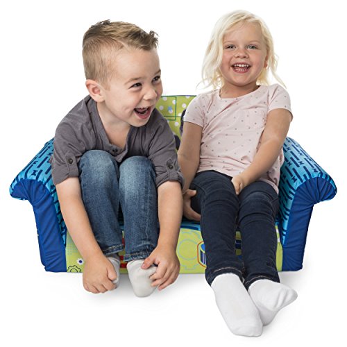 Marshmallow Furniture, Children's 2 In 1 Flip Open Foam Sofa, Disney's Puppy Dog Pals by Spin Master - Thumbnail 2