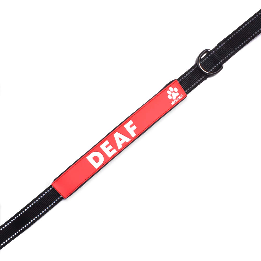 Max and Neo Leash Sleeves Deaf - We Donate 1 for 1 to Dog Rescues for Every Product Sold (2 Sleeves, Deaf)