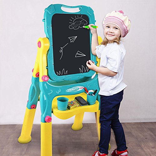 6 NextX+Adjustable+Standing+Chalkboard+Accessories