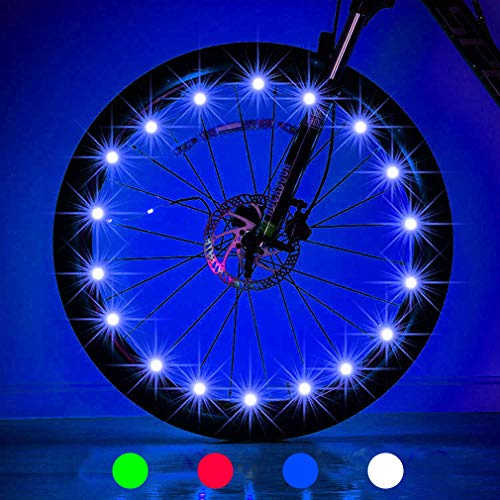 TINANA Bike Wheel Lights, LED Waterproof 7 Colors in 1 Bicycle Light 13 Kinds Changes LED Bicycle Rim Tire Lights for Mountain Bike/Road Bikes/BMX Bike/Hybrid Bike/Folding Bike - Thumbnail 7