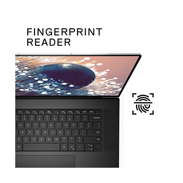 Dell XPS 17 9700 17" UHD+ Laptop, Intel Core i9-10885H, 16GB RAM, 1TB SSD, NVIDIA GeForce RTX 2060 6GB, Touchscreen, Backlit Keyboard, Fingerprint Reader, Windows 10 Home, (Platinum Silver) - Image 4