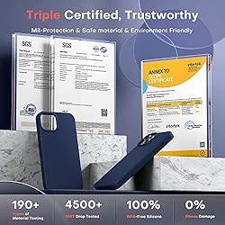 TOCOL [5 in 1 for iPhone 14 Plus Case, 2X Screen