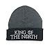 Game Of Thrones: Winter Is Here Unisex Beanies With Removable Pom (Set Of Two: King Of North & Mother Of Dragons)