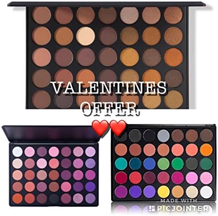GIFT SET 3 X 35 Colour High pigmented eye shadow palettes - Hot selling long lasting makeup loved by makeup Artist Trusted BRAND