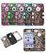 JUSTING@Apple iPhone 5C 3-piece Triple Layer Hybrid Real Tree Camo Hybrid Hard Case Cover (Black)