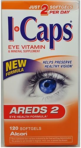 ICaps Areds-2 Softgels, 120 Count Per Bottle by ICaps