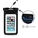 DBPOWER Universal Waterproof Dry Bag Case for Phones up to 6-Inch (Black)