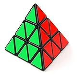Fusicase New Fashion Style Educational Toy Magic Cube Triangle   Speed Cube Perfect Gift for Kids Children(Black)