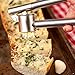 Just Add Summer - Professional Stainless Steel Garlic Press Squeezer - Great for Fresh, Packed and Peeled Garlic - Great Combination with Other Spices and Herbs