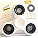 Fidget Spinner Toys Hand Spinner Stress Reducer Aluminum Alloy Bearing Anti Anxiety ADD, ADHD, Autism Adult Children Kids 360 Spinner Helps Focusing Fidget Toys EDC Focus Toy (White)