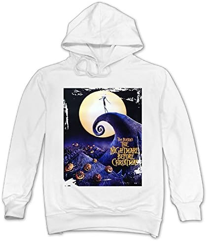Harriy Men's The Nightmare Before Christma Sweater Size M White