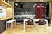 GREAT ART Wallpaper Red Telephone Booth - Wall Decoration London England Love Poster Banski Mural Art (82.7 Inch x 55 Inch)