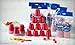 Goodtimes 2oz MINI RED PARTY CUPS (3 packs of 20 cups) ~ perfect size for liquor shots, Jello shots, serving condiments and kids love them too!