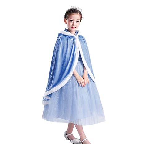 Amazon 子供 マント 女の子 プリセンス 仮装 衣装 フード付きマント