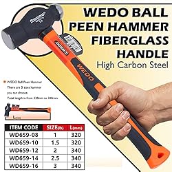 WEDO Ball Peen Hammer, Ball Pein Hammer with