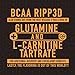 Helix BCAA_Ripped: The World's only 8.1.1 Ratio BCAA that optimizes recovery and utilization of body fat reserves. BCAA + L-Glutamine + L-Carnitine Tartrate + Electrolytes. Money Back Guarantee