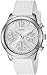 GUESS Women's Stainless Steel Multifunction Silicone Casual Watch, Color: White (Model: U1025L1)