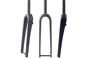 700C Gravel Fork Carbon Road Bike Rigid Fork 1-1/8 Straight/Tapered Front Fork Disc Brake Thru Axle 12 * 100mm