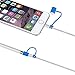 Fintie 3 Pieces Silicone Bundle Compatible with Apple Pencil 1st Generation, Soft Protective Cover Accessories Pencil Cap Holder with Nib Cover, Cable Adapter Tether, Blue