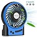 OPOLAR Portable Travel Battery Operated Fan with 4-15 Hours Battery Life, Rechargeable 3 Speeds Handheld Mini Fan with Powerful Airflow for Camp and Outdoor Events, USB Powered, Quiet, for Hot Flashes