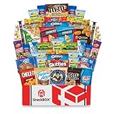 SnackBOX Snacks BOX Care Package (50 Count) Fathers