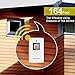 Fetanten Digital Wireless Indoor Outdoor Thermometer, Wireless Clock Calendar Thermometer with 5.7 Inch Weather Station Backlight Large LCD-Display and Double Alarm Clock Design(RT001)