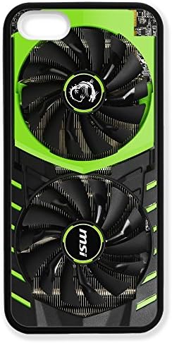 Iphone Case 5 5s/6/6 Plus Gforce Graphic Card MSI Design Series (Green For Iphone 55s)