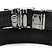 Enimay Men's Black Genuine Leather Ratchet Belt Formal Dress Work Belt Smooth G Italy X-large A20