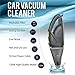 FORTEM Car Vacuum Cleaner 120W, 4500 PA Suction, 16 ft Power Cord, Steel Washable Filter, Carry Bag